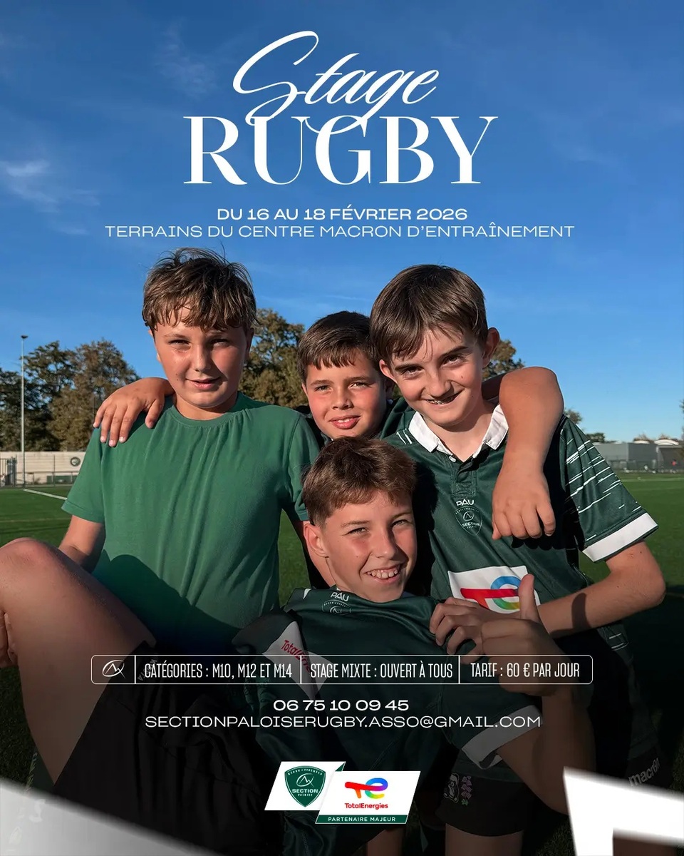 Stage de rugby de février