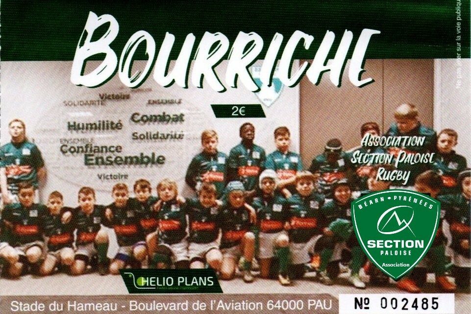 Résultats de la bourriche du match PAU / UBB