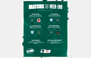 Matchs du weekend