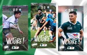 Weekend de victoires pour toutes nos équipes jeunes
