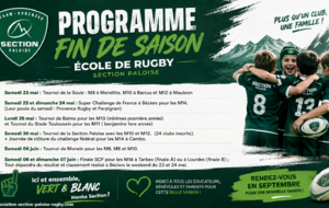 Programme EdR fin de saison