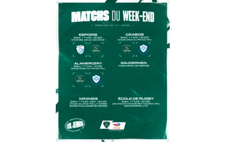 Programme du weekend